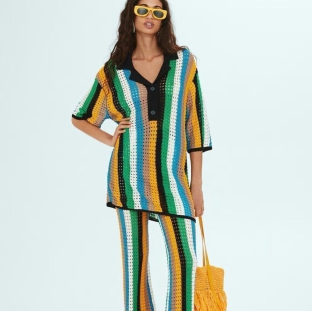 Simon Miller Multicolor Striped Tunic
